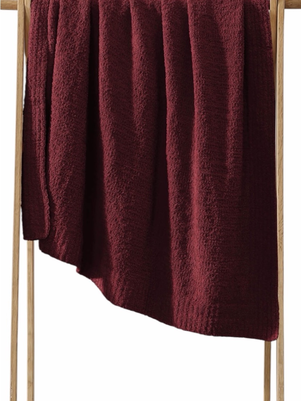 Sunday Citizen Snug Lap Throw ~60” x ~48” In Cherry Lacquer NWT